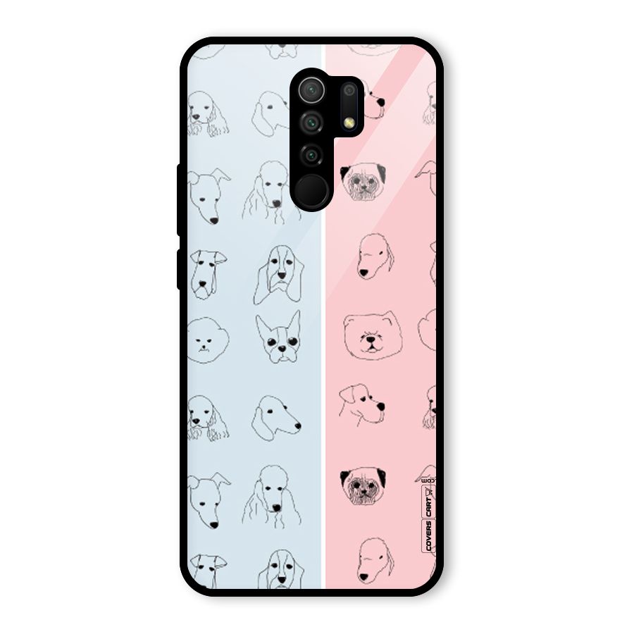 Dog Cat And Cow Glass Back Case for Poco M2