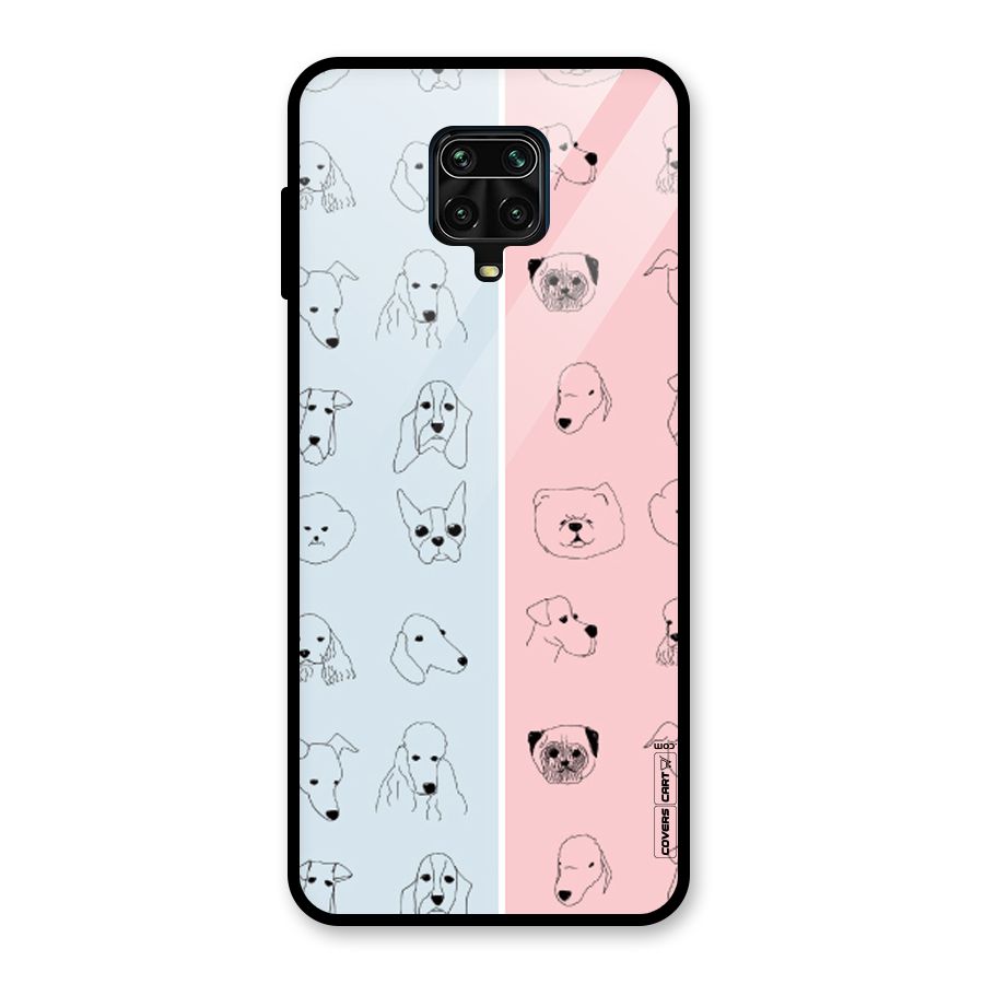 Dog Cat And Cow Glass Back Case for Poco M2 Pro