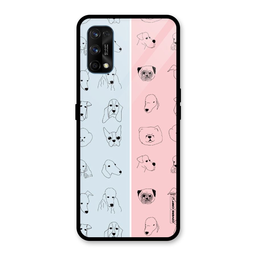 Dog Cat And Cow Glass Back Case for Realme 7 Pro