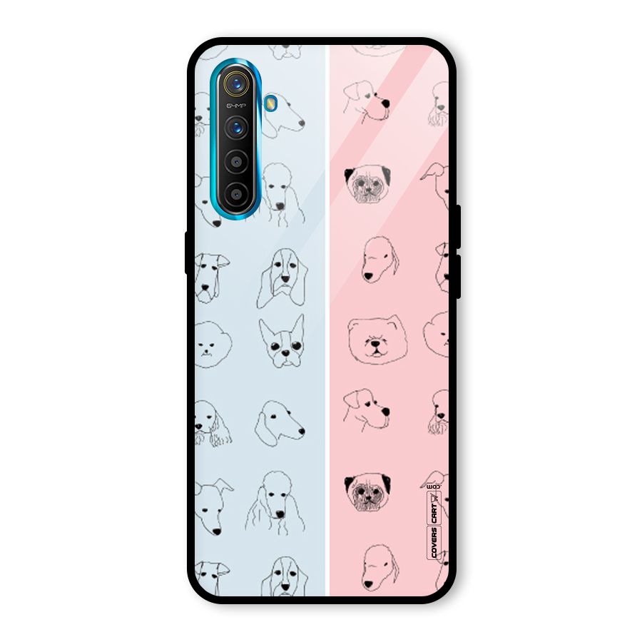 Dog Cat And Cow Glass Back Case for Realme X2