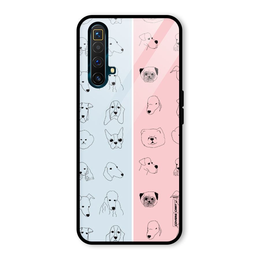 Dog Cat And Cow Glass Back Case for Realme X3 SuperZoom