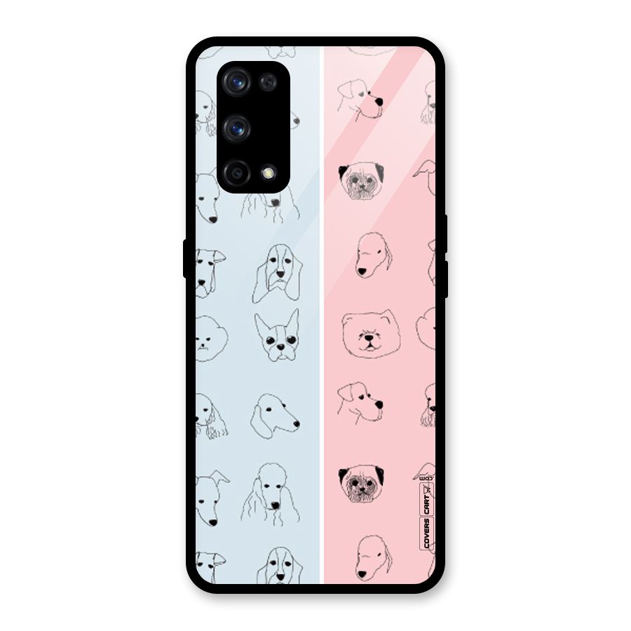 Dog Cat And Cow Glass Back Case for Realme X7 Pro