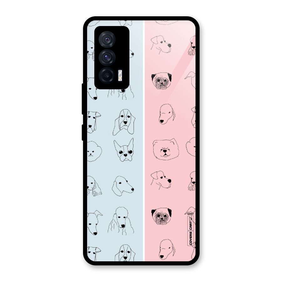 Dog Cat And Cow Glass Back Case for Vivo iQOO 7 5G