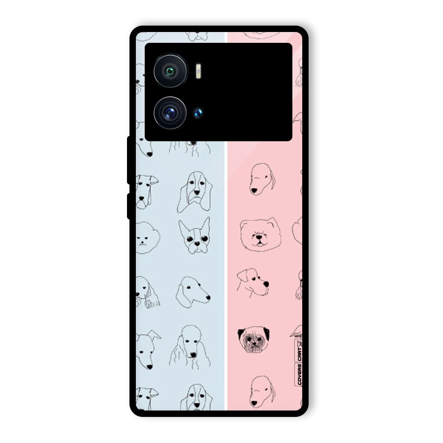 Dog Cat And Cow Glass Back Case for Vivo iQOO 9 Pro
