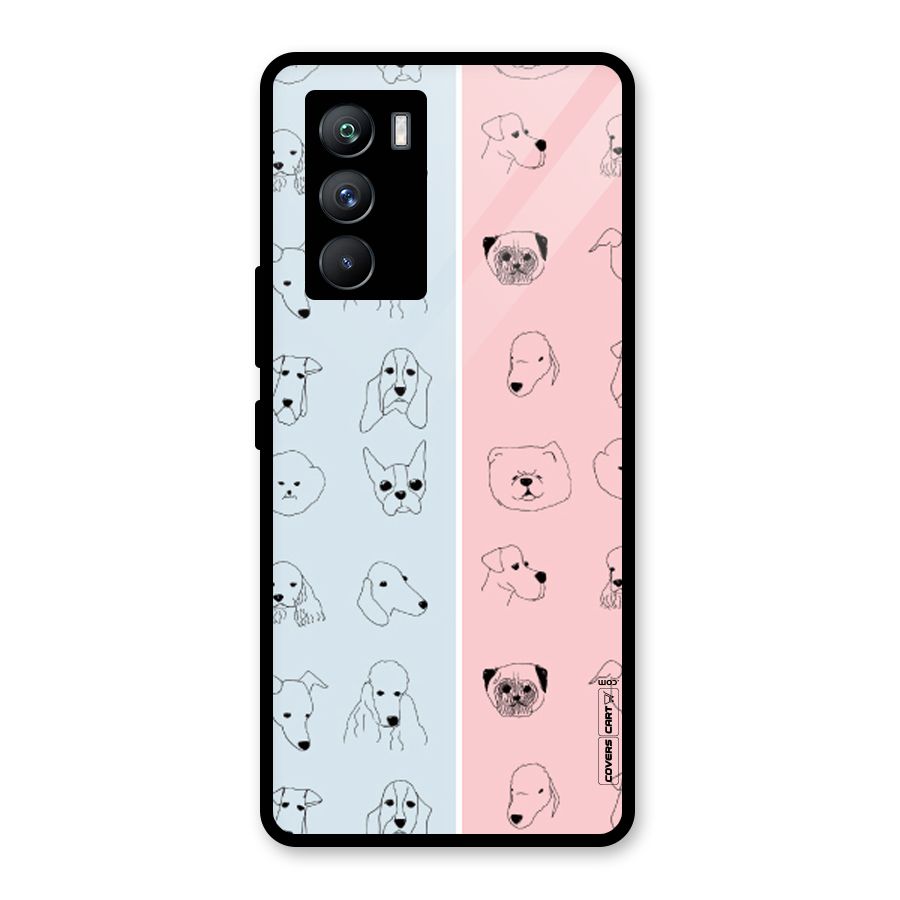 Dog Cat And Cow Glass Back Case for Vivo iQOO 9 SE