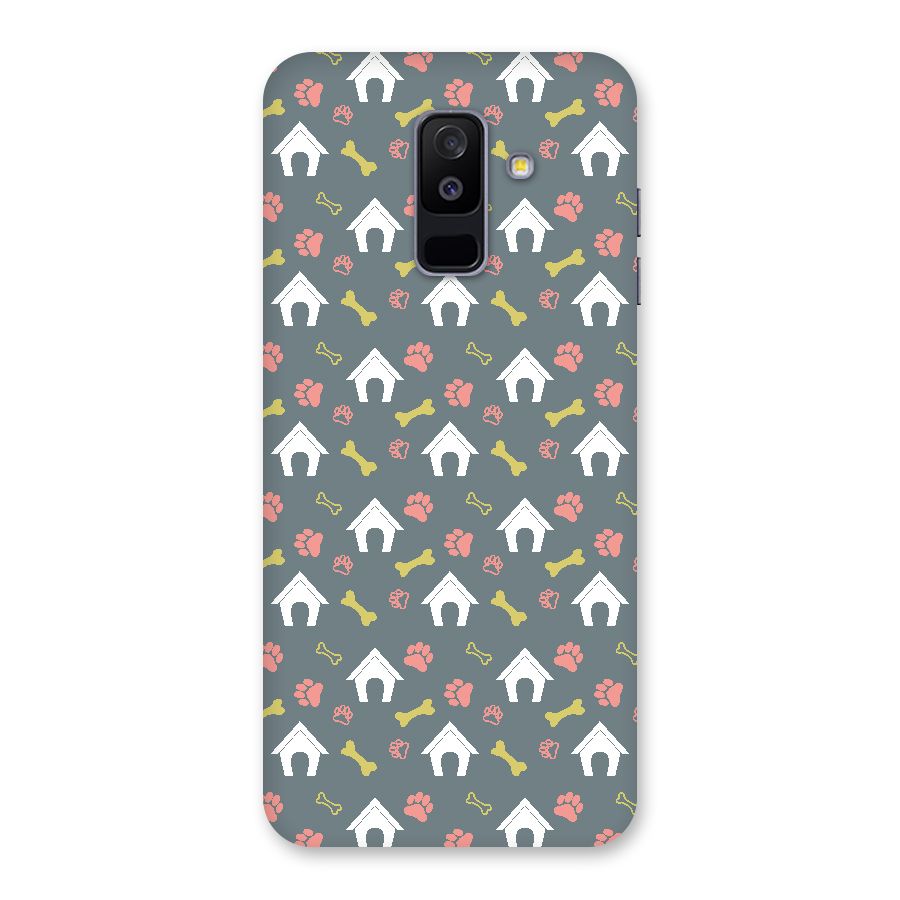 Dog Pattern Back Case for Galaxy A6 Plus