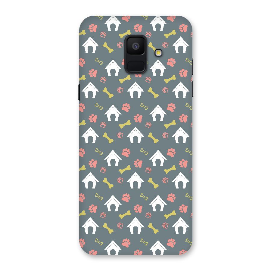 Dog Pattern Back Case for Galaxy A6 (2018)