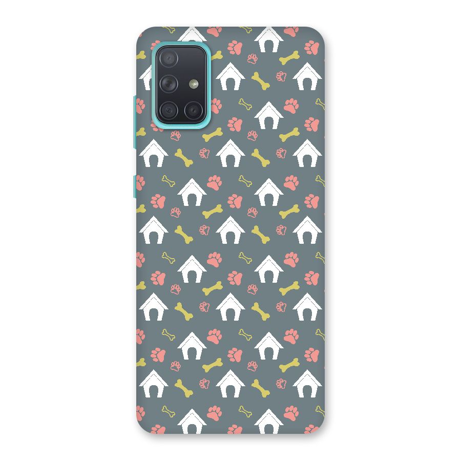 Dog Pattern Back Case for Galaxy A71