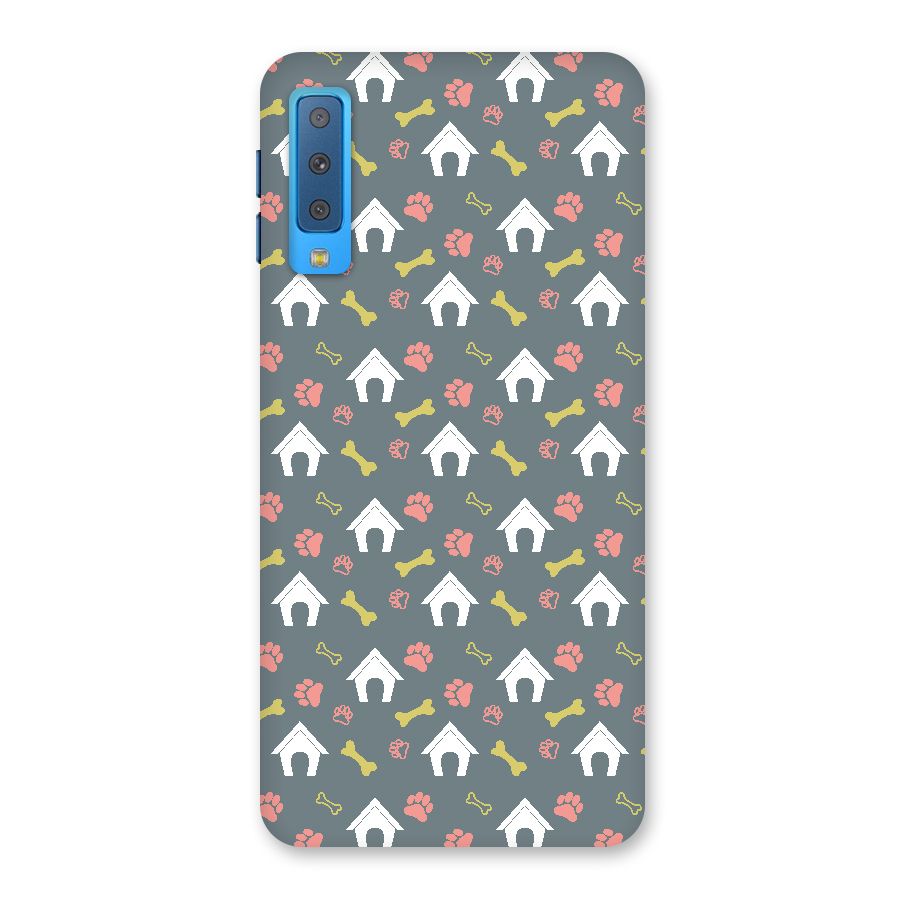 Dog Pattern Back Case for Galaxy A7 (2018)