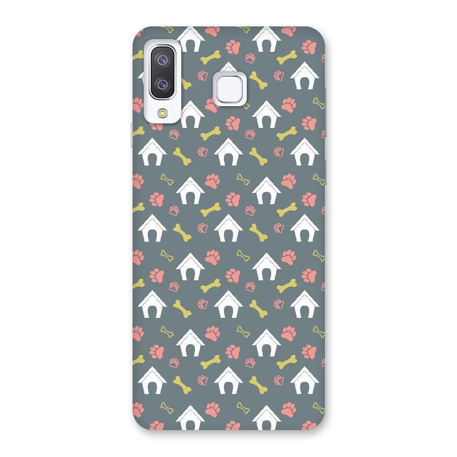 Dog Pattern Back Case for Galaxy A8 Star