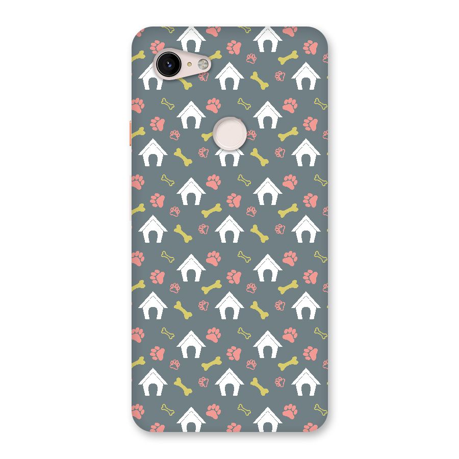 Dog Pattern Back Case for Google Pixel 3 XL