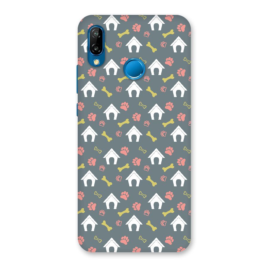 Dog Pattern Back Case for Huawei P20 Lite