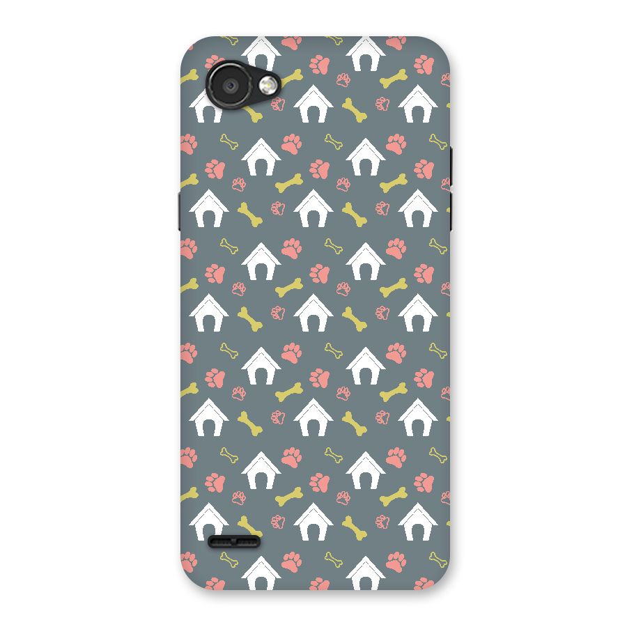 Dog Pattern Back Case for LG Q6