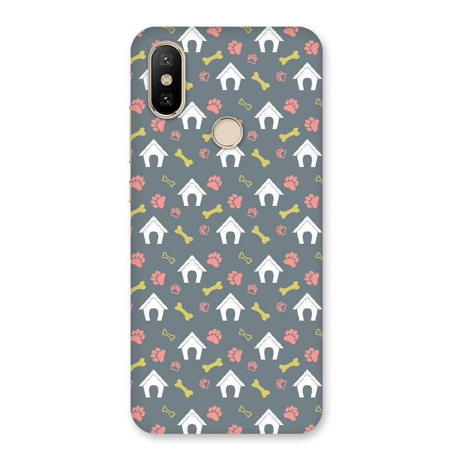 Dog Pattern Back Case for Mi A2