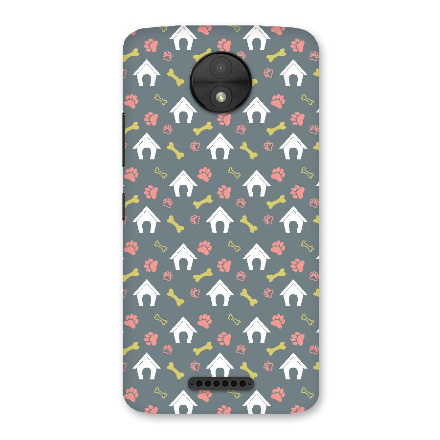 Dog Pattern Back Case for Moto C