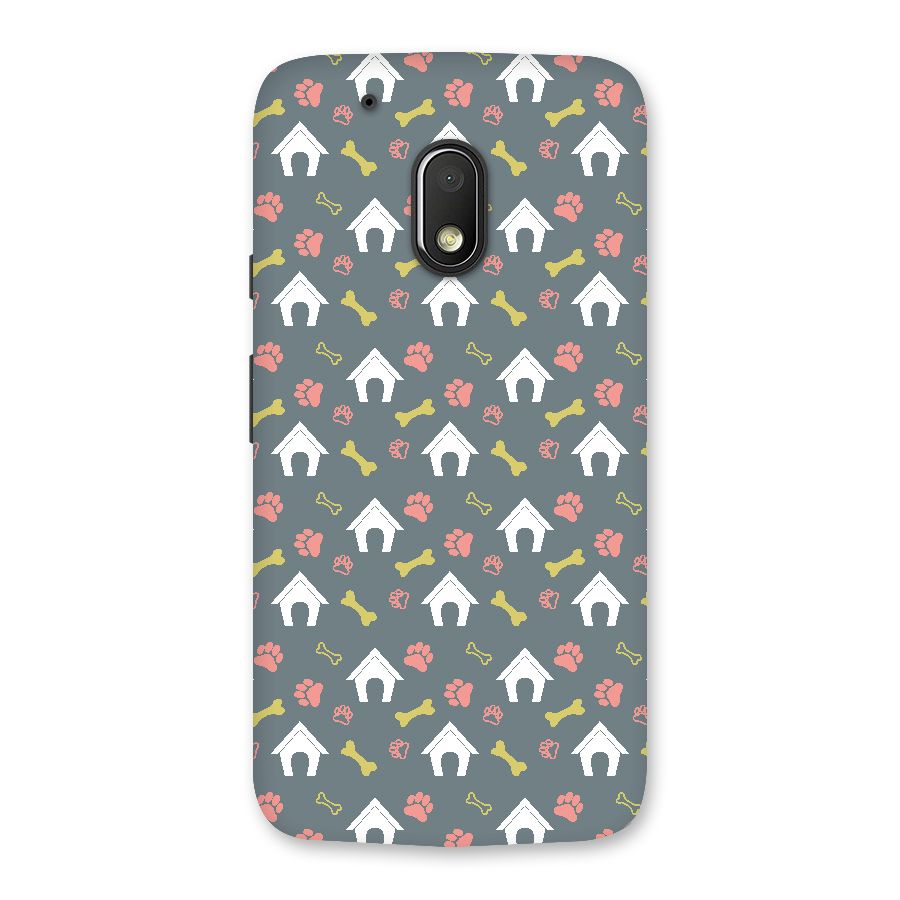 Dog Pattern Back Case for Moto G4 Play