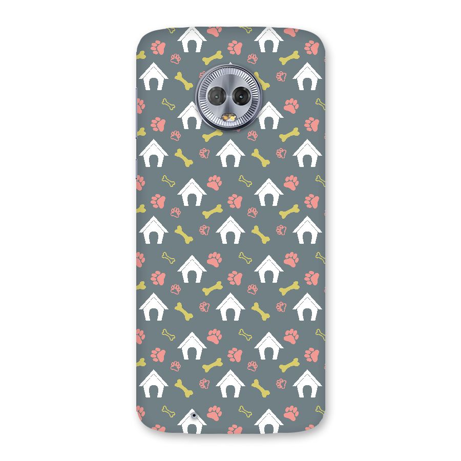Dog Pattern Back Case for Moto G6