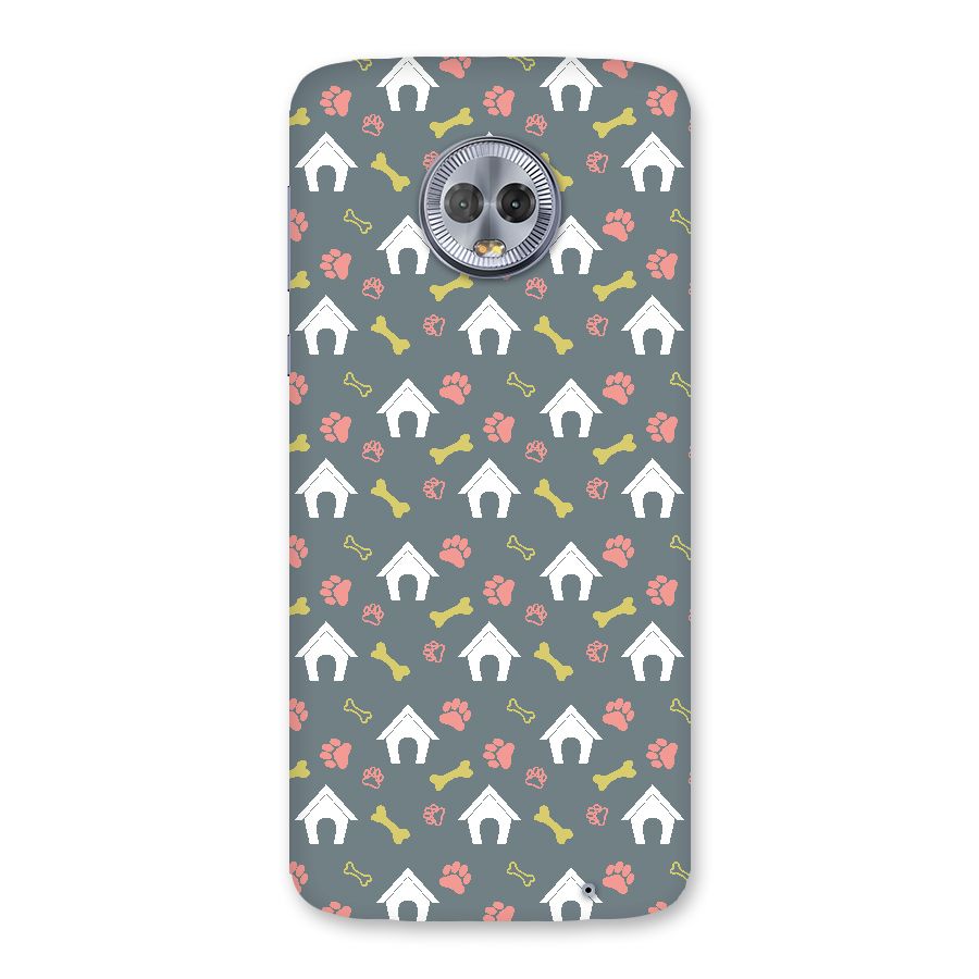 Dog Pattern Back Case for Moto G6 Plus