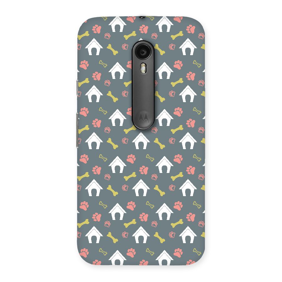 Dog Pattern Back Case for Moto G Turbo