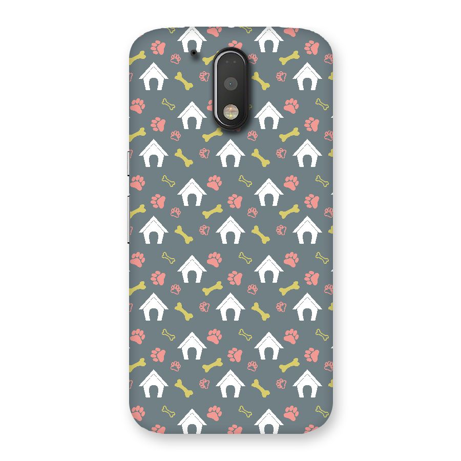 Dog Pattern Back Case for Motorola Moto G4 Plus