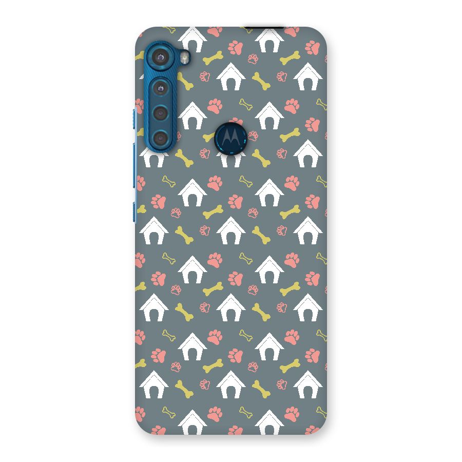 Dog Pattern Back Case for Motorola One Fusion Plus