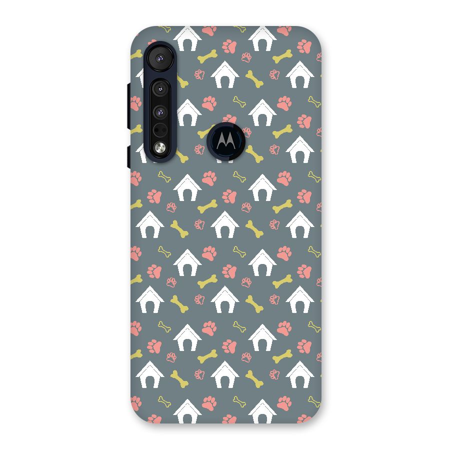 Dog Pattern Back Case for Motorola One Macro