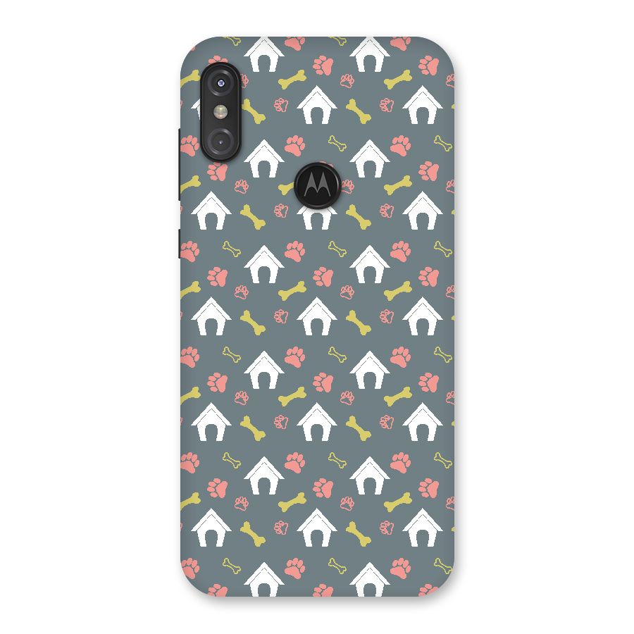 Dog Pattern Back Case for Motorola One Power