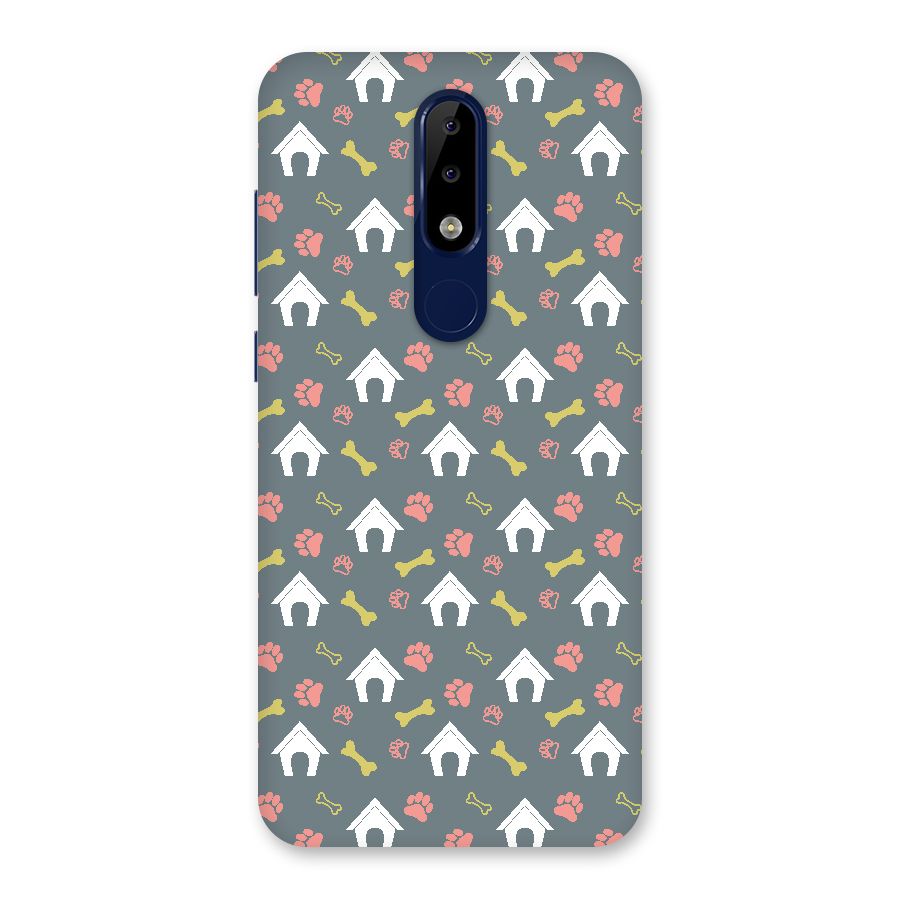 Dog Pattern Back Case for Nokia 5.1 Plus