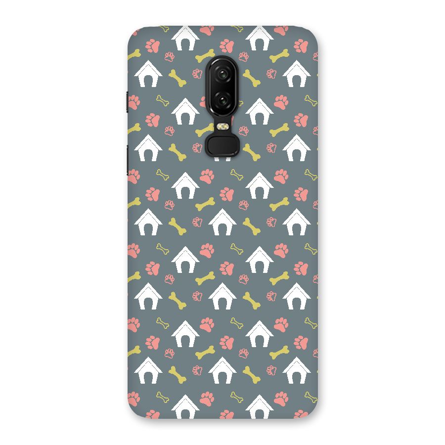 Dog Pattern Back Case for OnePlus 6