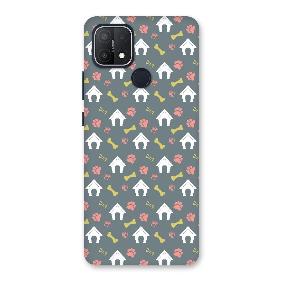 Dog Pattern Back Case for Oppo A15