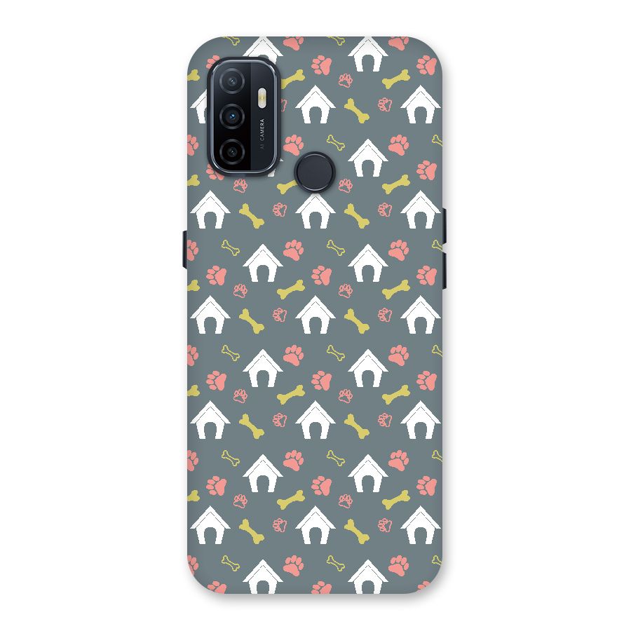 Dog Pattern Back Case for Oppo A32