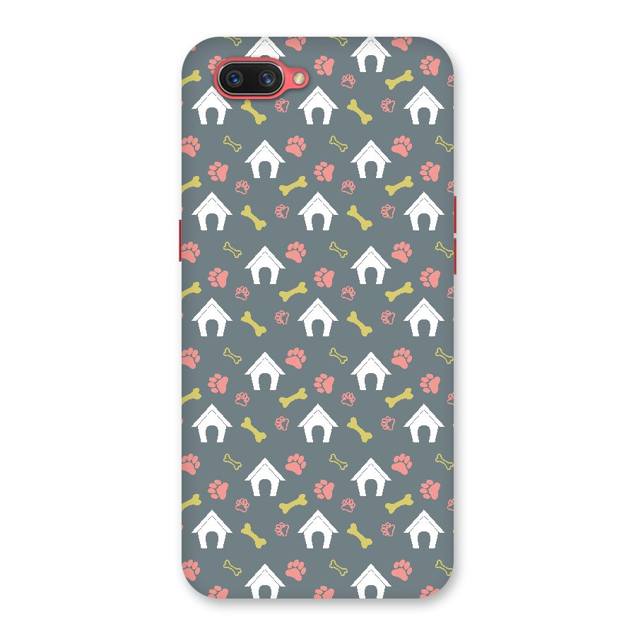 Dog Pattern Back Case for Oppo A3s