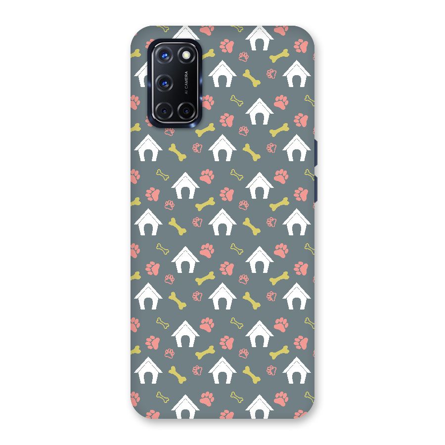 Dog Pattern Back Case for Oppo A52