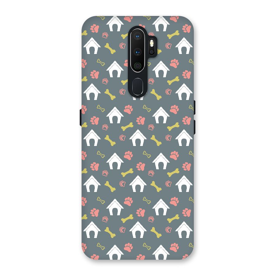 Dog Pattern Back Case for Oppo A5 (2020)