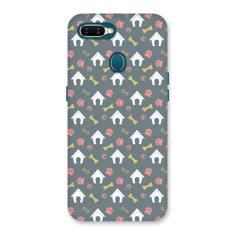 Dog Pattern Back Case for Oppo A7