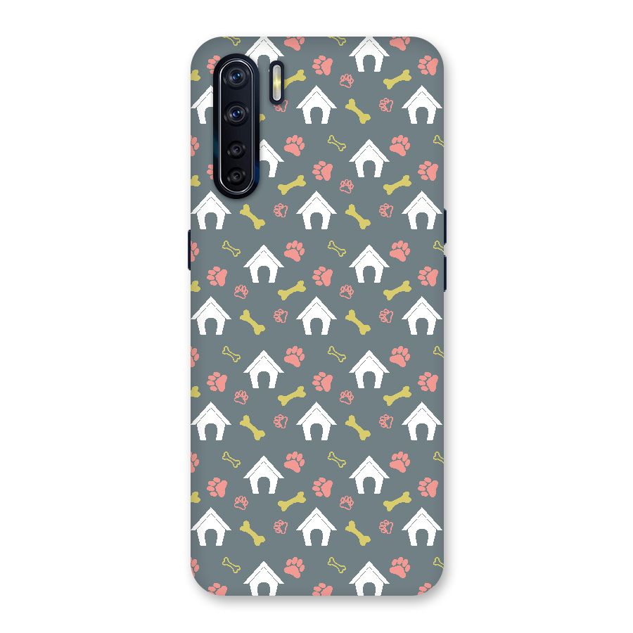 Dog Pattern Back Case for Oppo F15