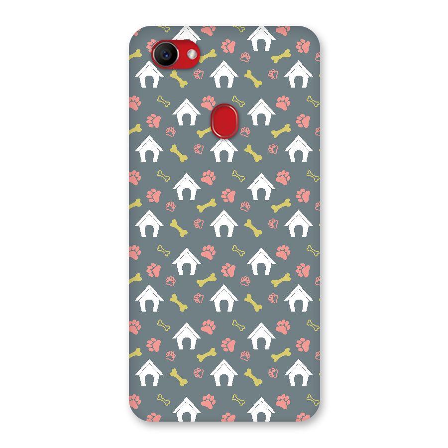 Dog Pattern Back Case for Oppo F7