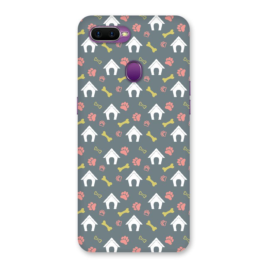 Dog Pattern Back Case for Oppo F9