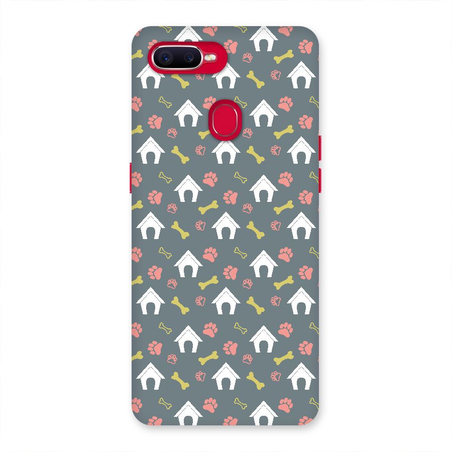 Dog Pattern Back Case for Oppo F9 Pro