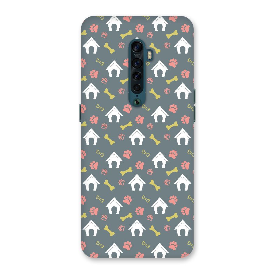 Dog Pattern Back Case for Oppo Reno2
