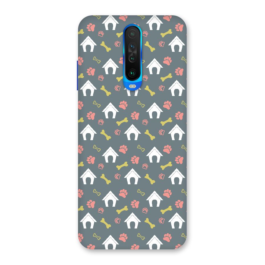Dog Pattern Back Case for Poco X2