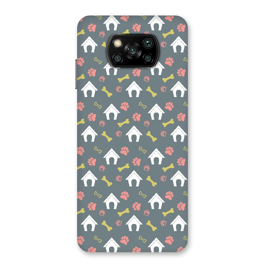 Dog Pattern Back Case for Poco X3