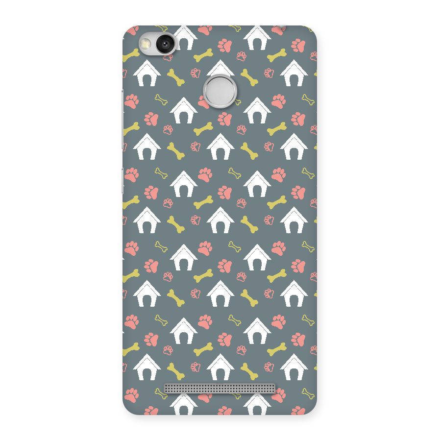 Dog Pattern Back Case for Redmi 3S Prime