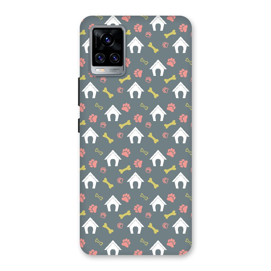 Dog Pattern Back Case for Vivo V20 Pro