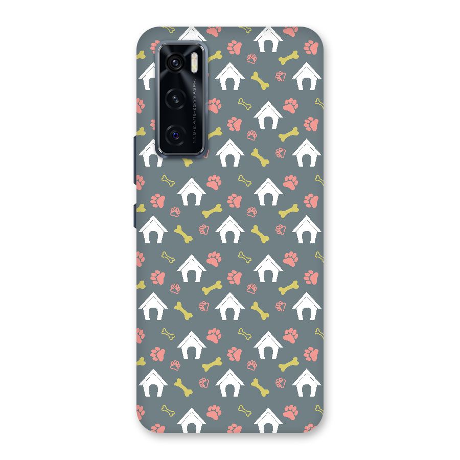 Dog Pattern Back Case for Vivo V20 SE