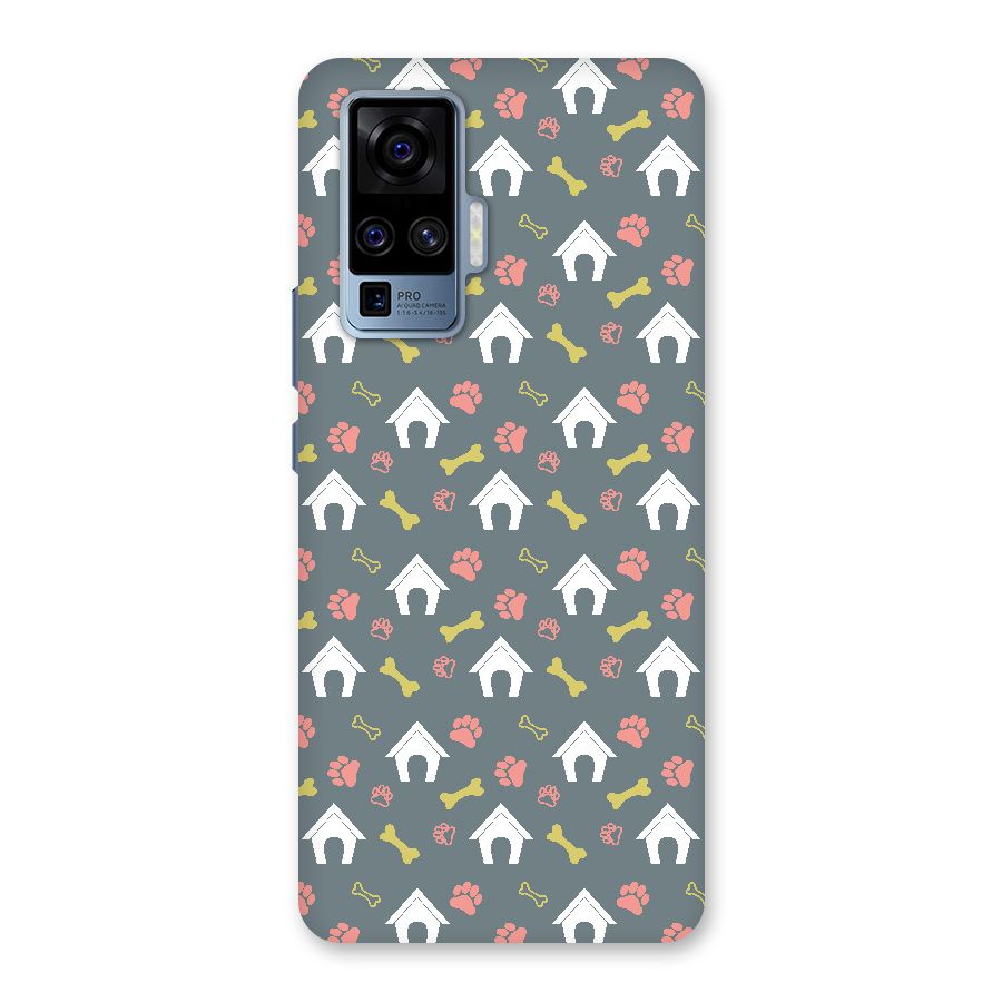 Dog Pattern Back Case for Vivo X50 Pro