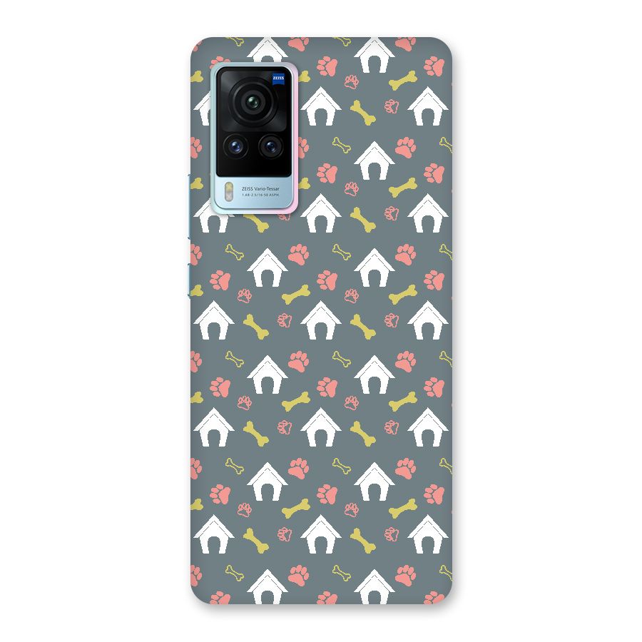 Dog Pattern Back Case for Vivo X60 Pro