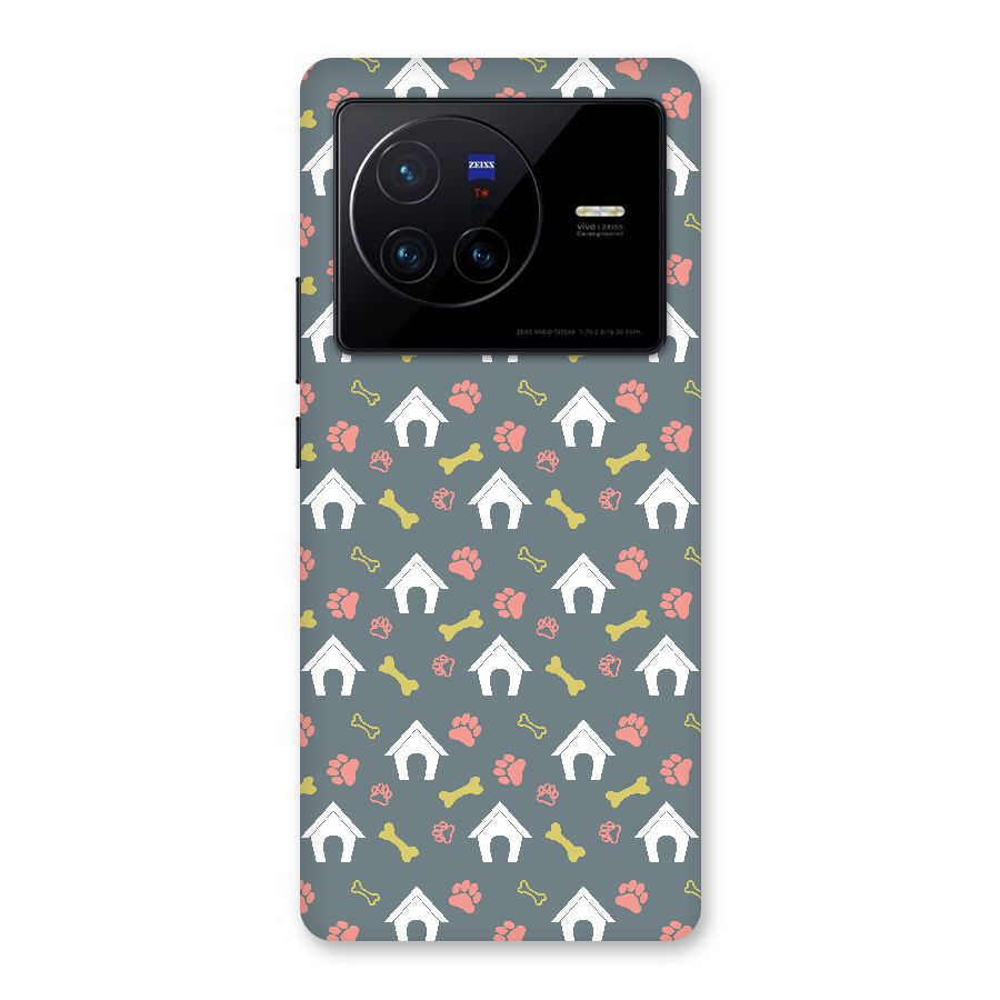 Dog Pattern Back Case for Vivo X80