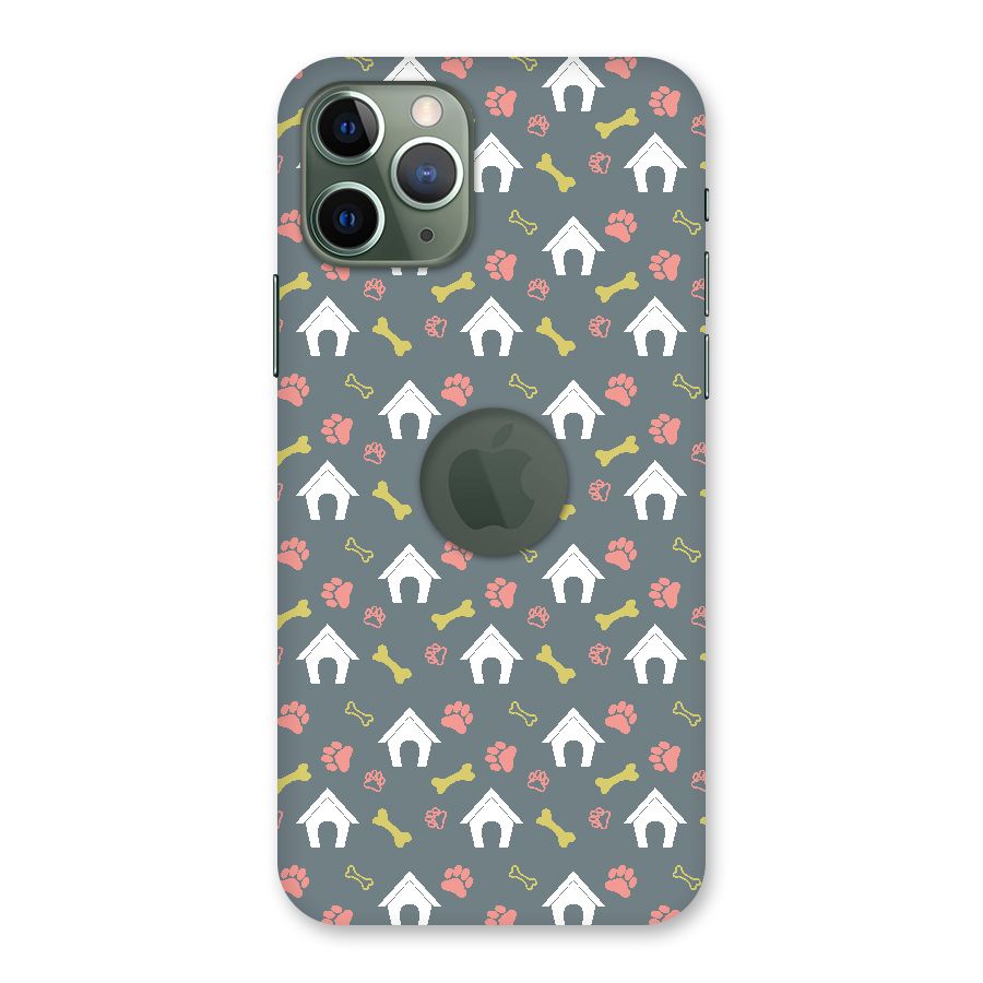 Dog Pattern Back Case for iPhone 11 Pro Logo  Cut