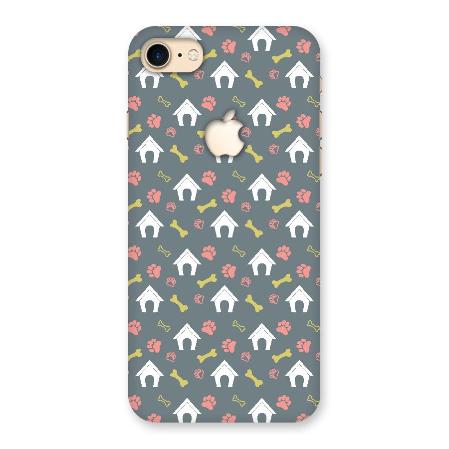 Dog Pattern Back Case for iPhone 7 Apple Cut